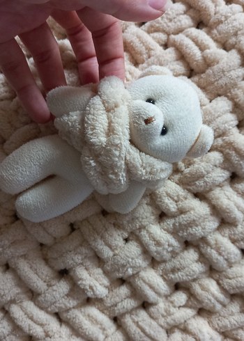 Bej Örgü Çocuk Battaniyesi - Görsel 3