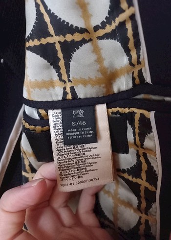 Düğmeli Lacivert Erkek Takım Elbise Ceketi - Görsel 6