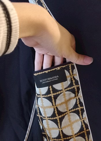 Düğmeli Lacivert Erkek Takım Elbise Ceketi - Görsel 5