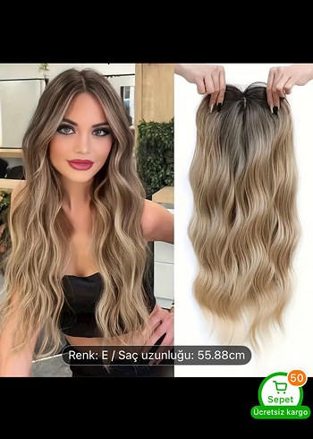 Kadın peruk - Görsel 4