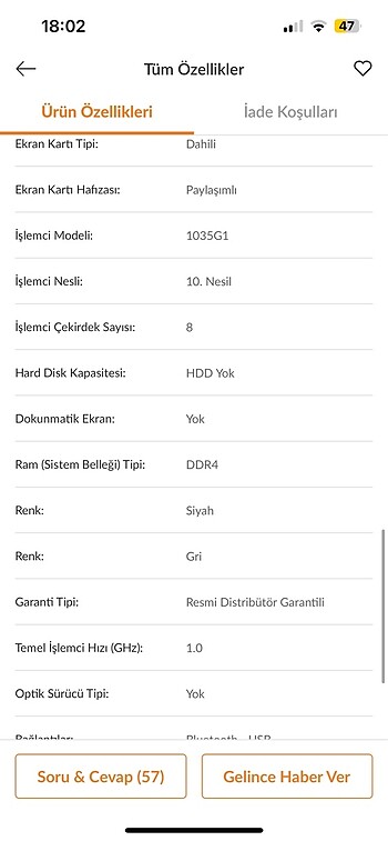  Beden Renk Lenovo v14 Laptop