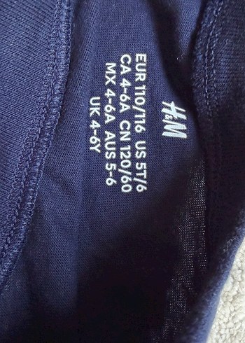 H&M Lacivert Cocuk Tisortu