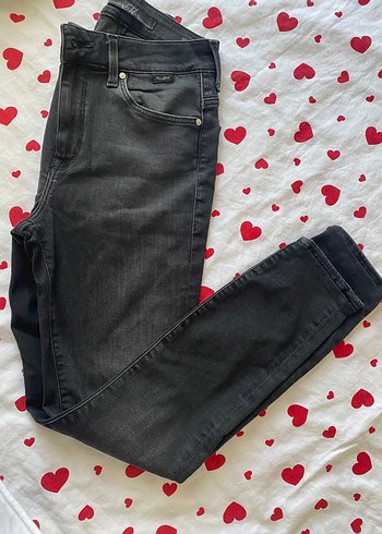 Mavi Jeans Kemer Detaylı Siyah Midi Kot Pantolon