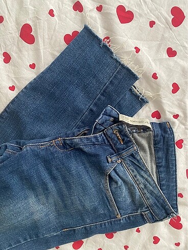 xs Beden Mango kot pantolon