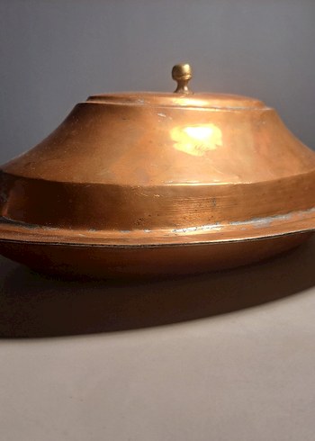 Beden Parlak Bakır Sunum İskender Tabağı