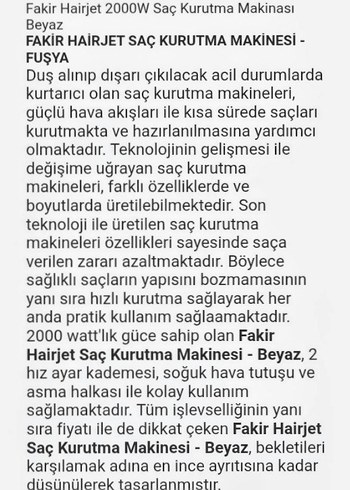 Fakir Haırjet perfection 2000w saç kurutma makinesi siyah - Görsel 3