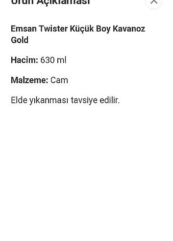  Beden altın Renk Emsan twıster küçük boy gold kavanoz 