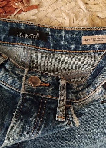 38 Beden kahverengi Renk Mavi Jeans Kadın Regular Fit Midi Kot