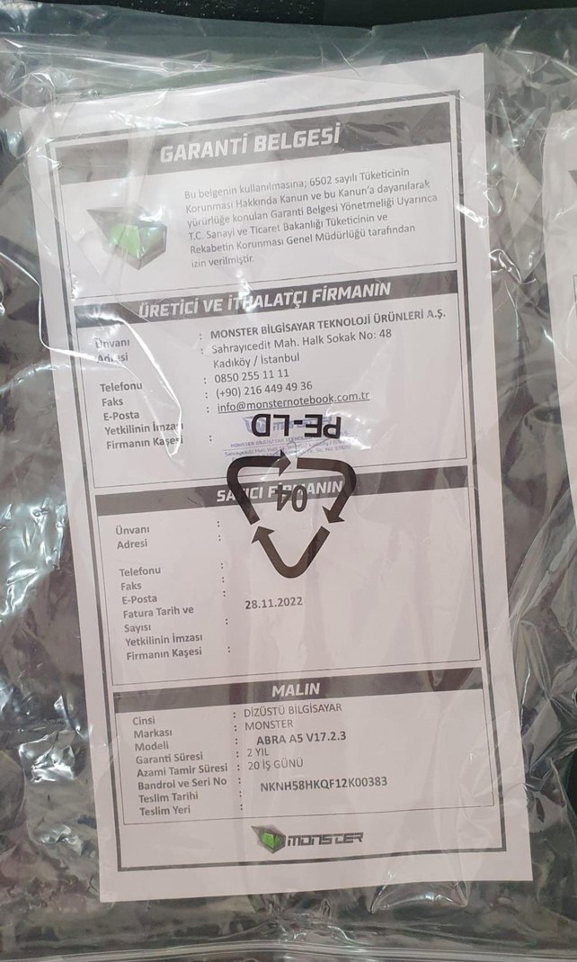 Monster Abra A5 V17.2.3. 15.6" Oyun Bilgisayarı - Görsel 4