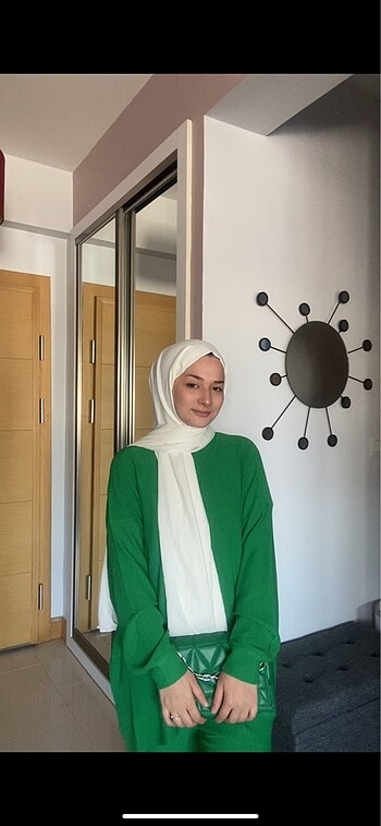Yeşil gofre ikili takım