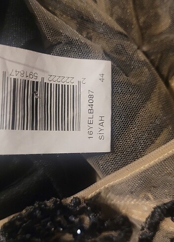 TOLGA SARACOGLU SIYAH TUVALET ELBİSE  - Görsel 6