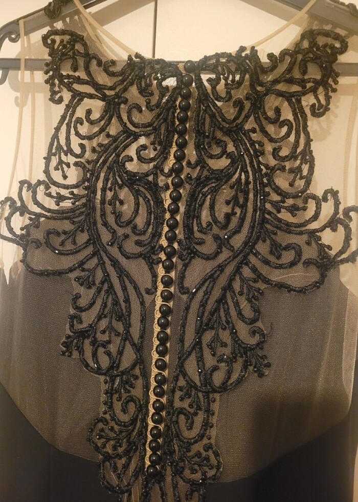 TOLGA SARACOGLU SIYAH TUVALET ELBİSE  - Görsel 5