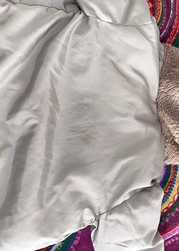 Zara Kız Çocuk Kapüşonlu Bej Peluş Detaylı Mont - Görsel 8