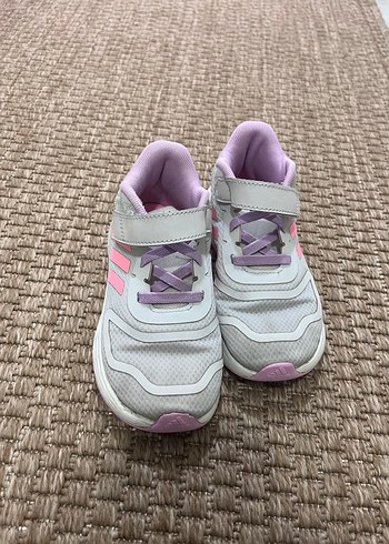 Kız Çocuk Gri Spor Ayakkabı Bağcıklı Adidas - Görsel 3