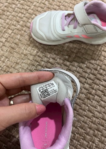 Kız Çocuk Gri Spor Ayakkabı Bağcıklı Adidas - Görsel 6