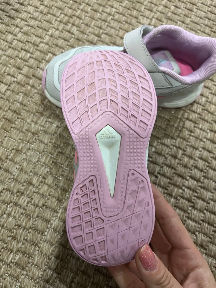 Kız Çocuk Gri Spor Ayakkabı Bağcıklı Adidas - Görsel 5