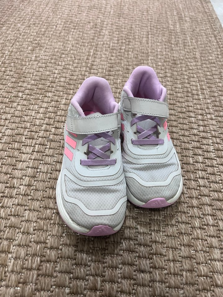 Kız Çocuk Gri Spor Ayakkabı Bağcıklı Adidas - Görsel 3