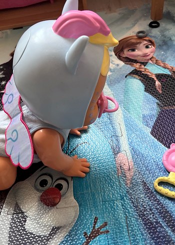 Pastel Gri Cry Babies Emekleyen Bebek emekleyen cry baby - Görsel 4