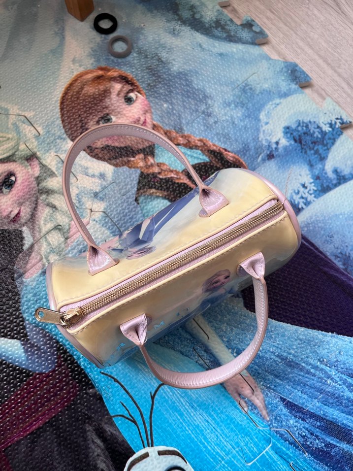 Pastel Renkli Frozen Temalı Çocuk el Çantası - Görsel 2