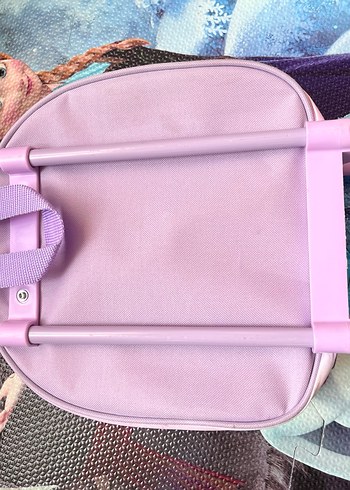 Mor Frozen elsa Çocuk bavul - Görsel 5