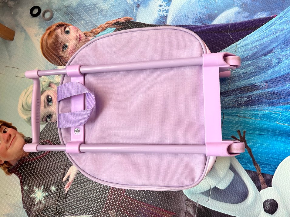 Mor Frozen elsa Çocuk bavul - Görsel 5