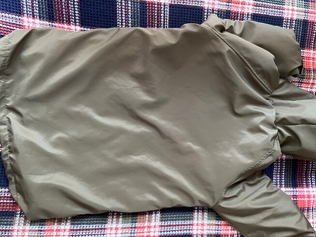 Haki Trendyol yağmurluk peluş mont - Görsel 12