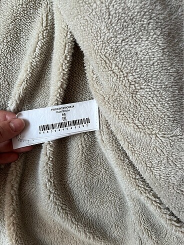 Haki Trendyol yağmurluk peluş mont - Görsel 8