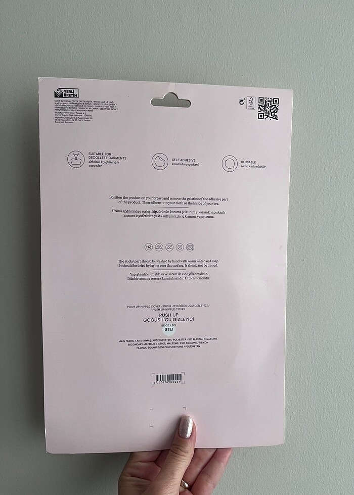 Penti göğüs ucu gizleyici - Görsel 2