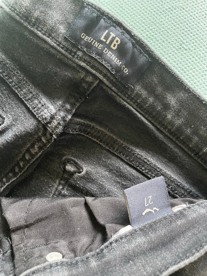 Gri Kadın Kot Pantolon, Normal Boy Tanya X - Görsel 3