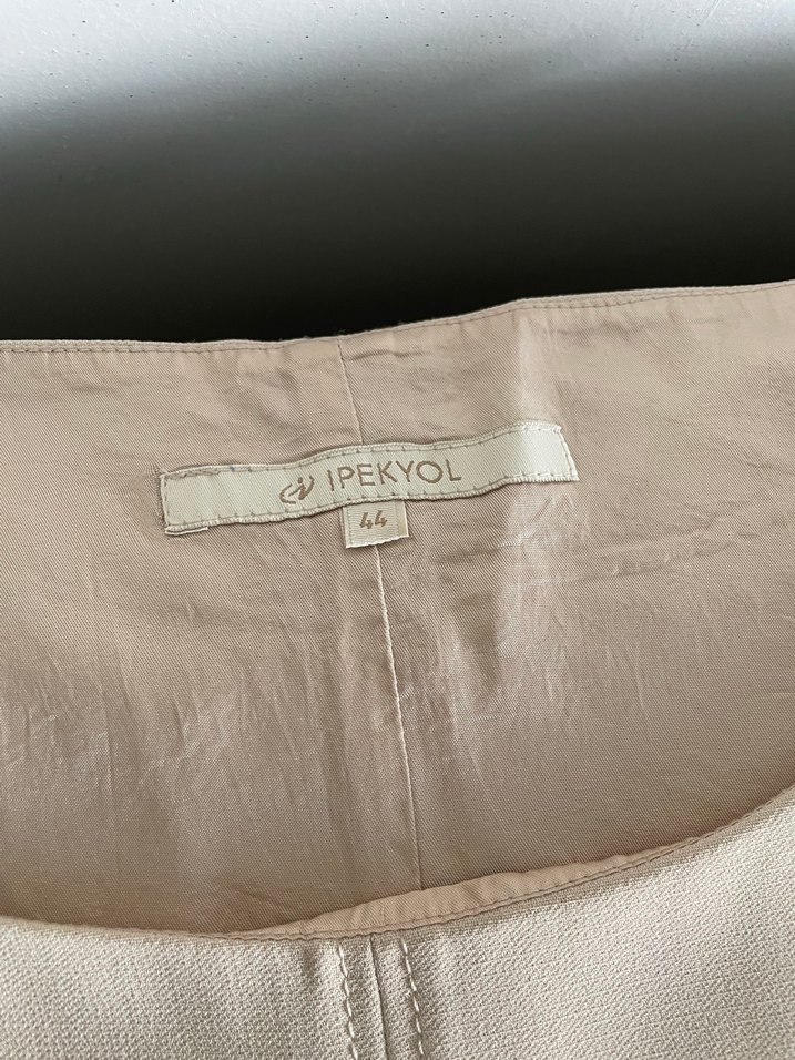 Bej İpekyol Elbise - Görsel 2