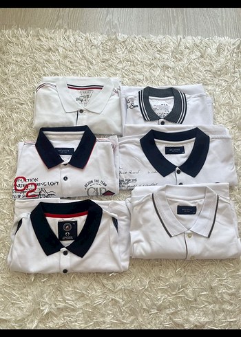 Erkek Çok Renkli Baskılı Polo Tişört - Görsel 2