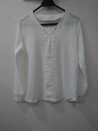 Beyaz bluz