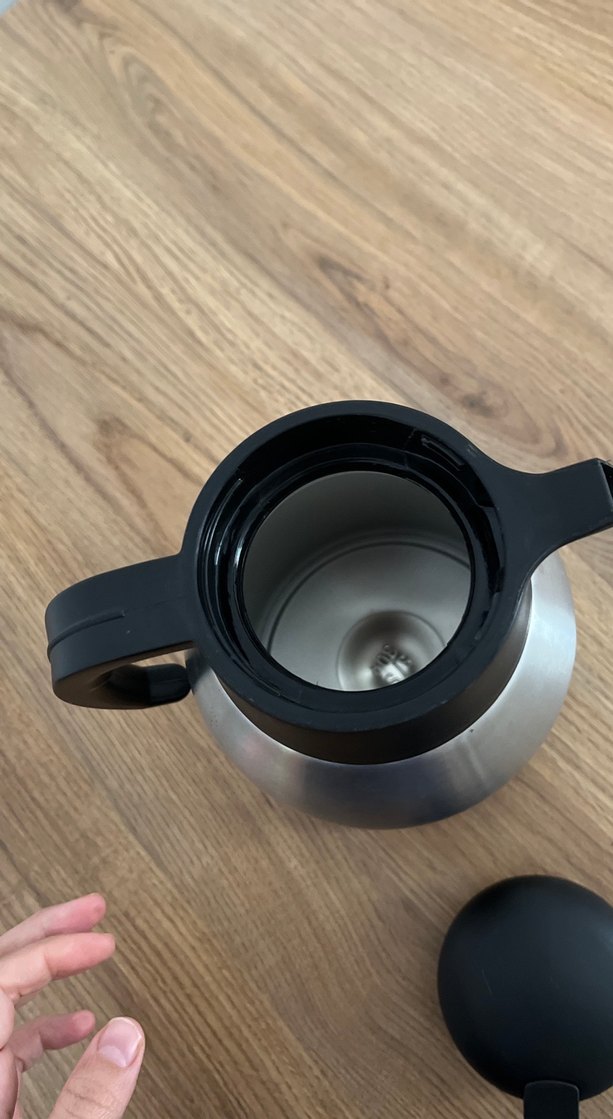 Gri Çelik Termoslu Demlik - Görsel 2