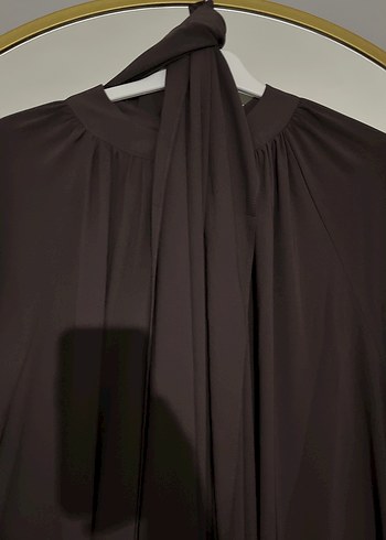 Siyah Uzun Kollu Gotik Uzun Elbise - Görsel 3