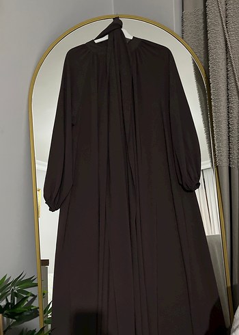 Siyah Uzun Kollu Gotik Uzun Elbise - Görsel 2