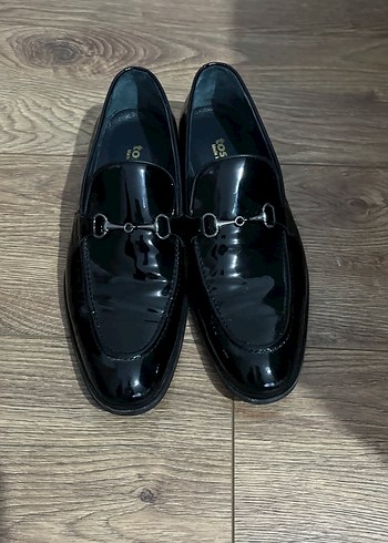 Parlak Siyah Klasik Tokalı Erkek Ayakkabı - Görsel 4