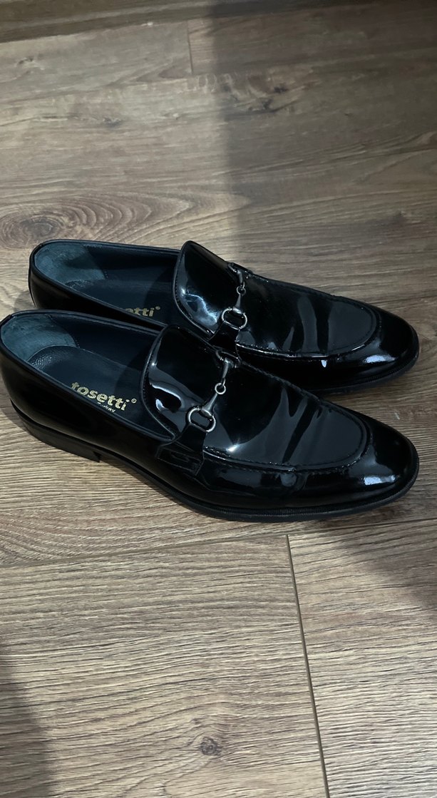 Parlak Siyah Klasik Tokalı Erkek Ayakkabı - Görsel 2