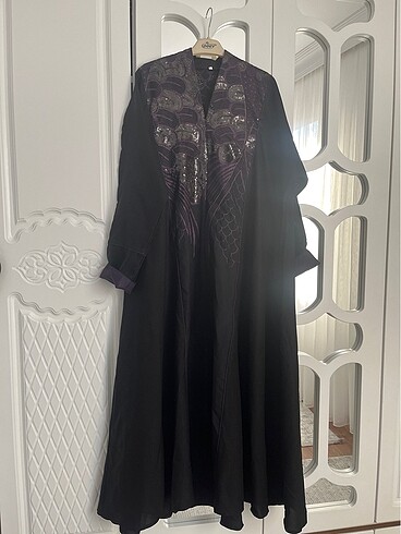 Dubai abaya nakışlı