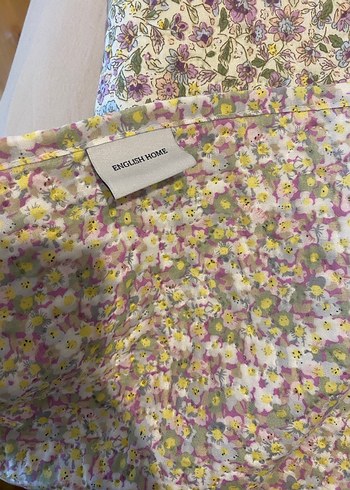 English Home Pastel Çok Renkli Düz Yatak Örtüsü