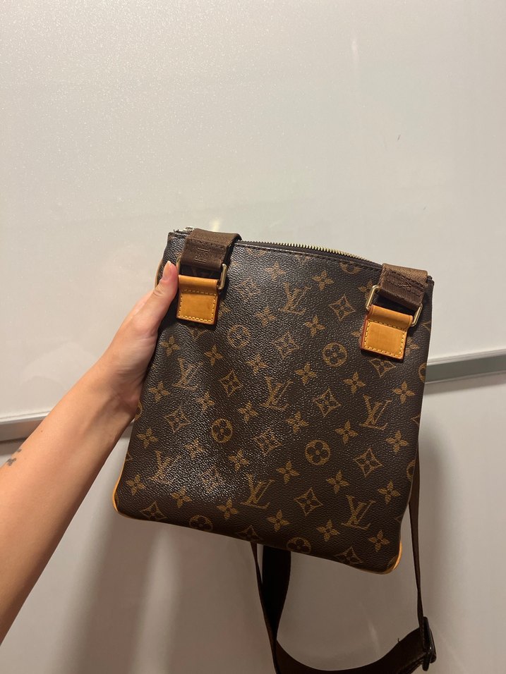 Louis vuitton Kahverengi Deri Kadın Çapraz  Çanta - Görsel 4