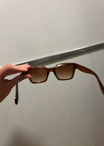 Cestello Şeffaf Koyu Kahverengi Kadın Güneş Gözlüğü - Görsel 5
