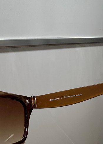 Cestello Şeffaf Koyu Kahverengi Kadın Güneş Gözlüğü - Görsel 3