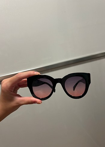 Silvio monetti Şeffaf Koyu Siyah Kadın Güneş Gözlüğü gozluk - Görsel 4