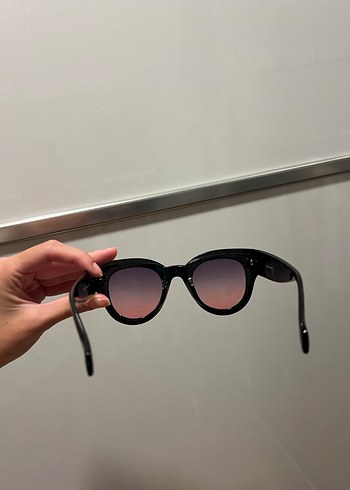 Silvio monetti Şeffaf Koyu Siyah Kadın Güneş Gözlüğü gozluk - Görsel 3