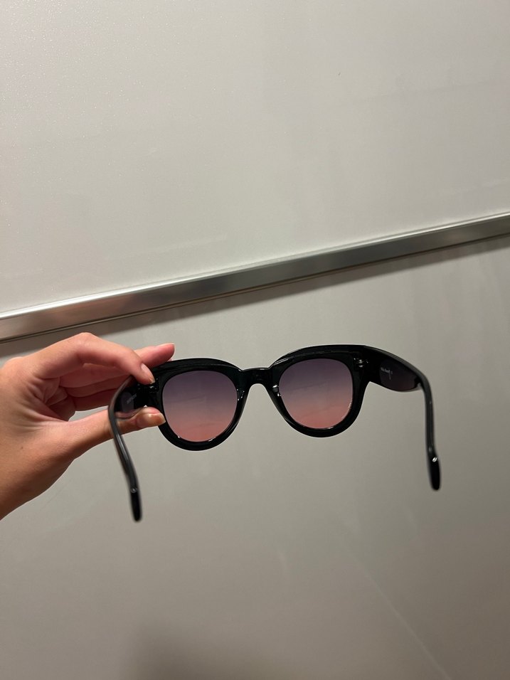 Silvio monetti Şeffaf Koyu Siyah Kadın Güneş Gözlüğü gozluk - Görsel 3