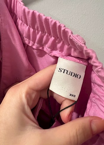 Only pembe kumas pantalon denim alt jean - Görsel 3