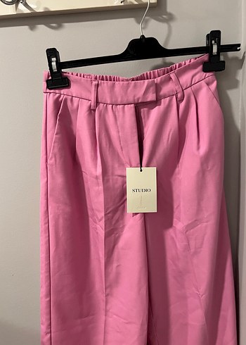 Only pembe kumas pantalon denim alt jean - Görsel 2