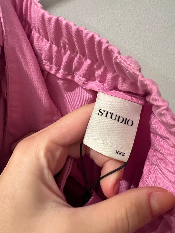 Only pembe kumas pantalon denim alt jean - Görsel 3