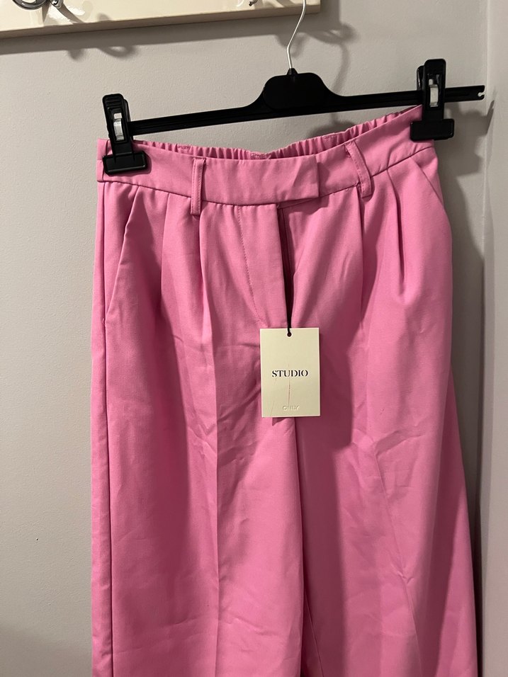 Only pembe kumas pantalon denim alt jean - Görsel 2