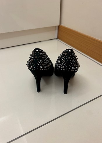 37 Beden Deichmann graceland siyah zimbali Yüksek Topuklu Stiletto